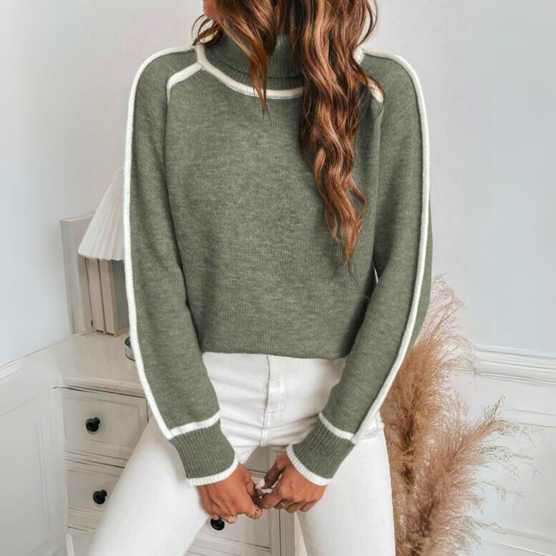 Sofia Cotton Turtleneck