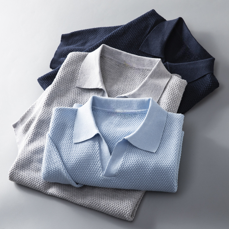 Rowen Knit Collar Polo