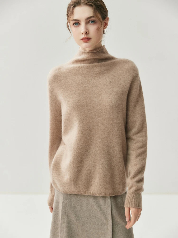 Serin Cashmere Blend Turtleneck Sweater