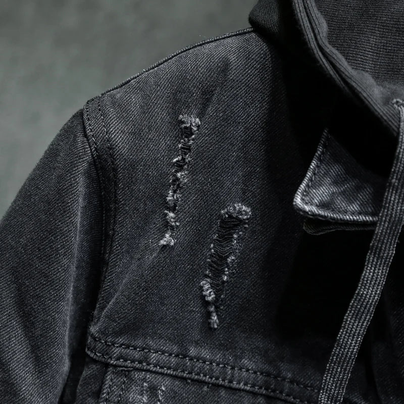Men’s 2-in-1 Denim Jacket with Removable Inner Layer