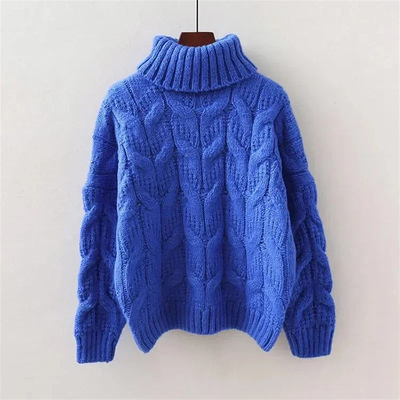 Firenze Cable Knit Cashmere Blend Sweater