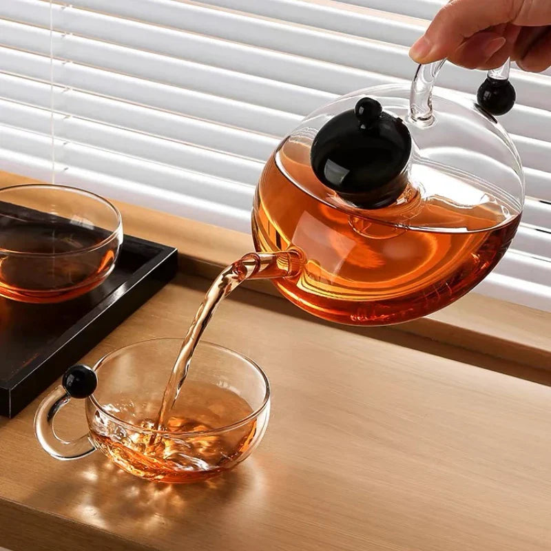 Glass Teapot Set