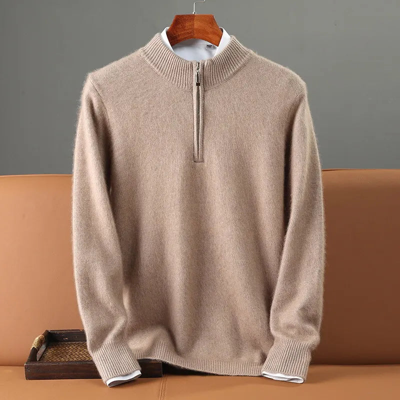 Ravello Half Zip Wool Sweater