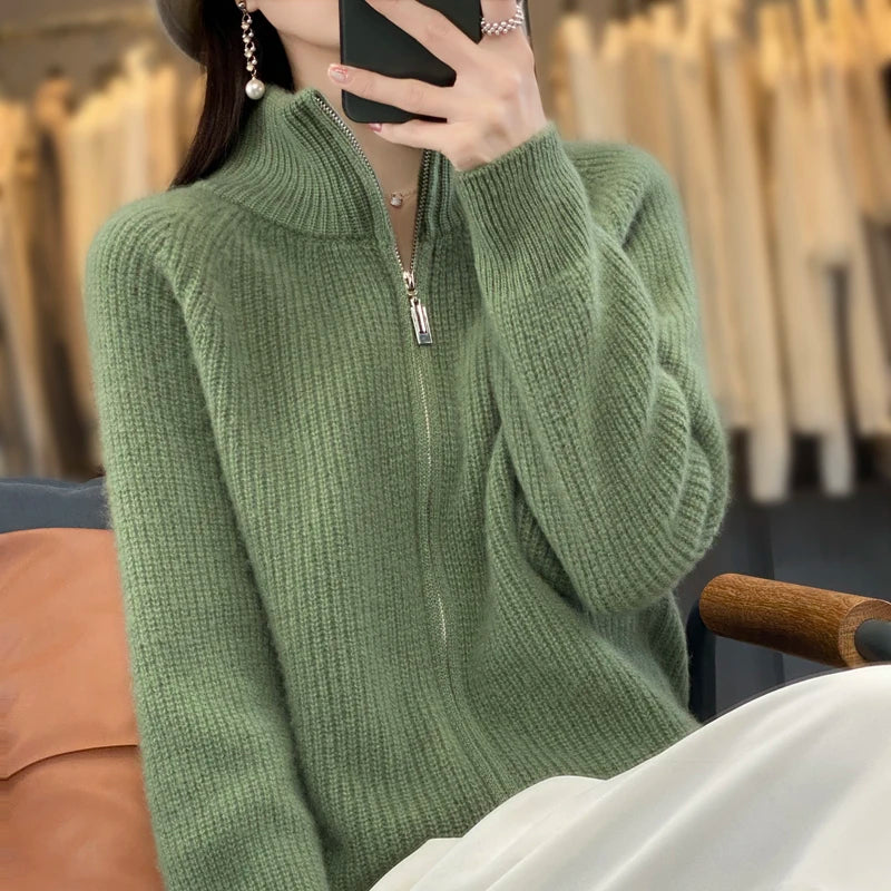 Merrick Wool Zip Up Jacket