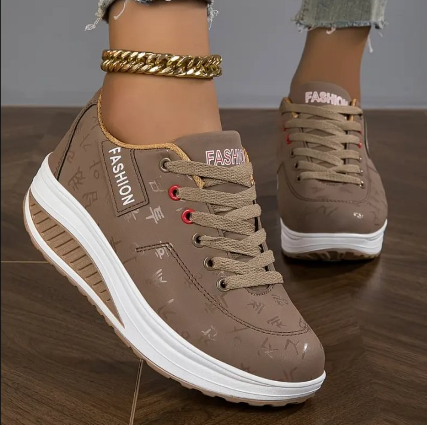 π₯Last Day Promotion 50% OFF - Women's Casual Fashion Breathable Platform Wedge Orthopaedic Sneakers