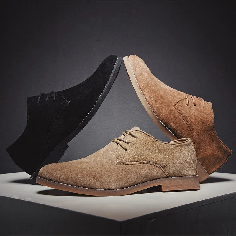 Novaro Suede Oxford Shoes