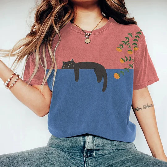 Mila Two Tone Graphic Tee