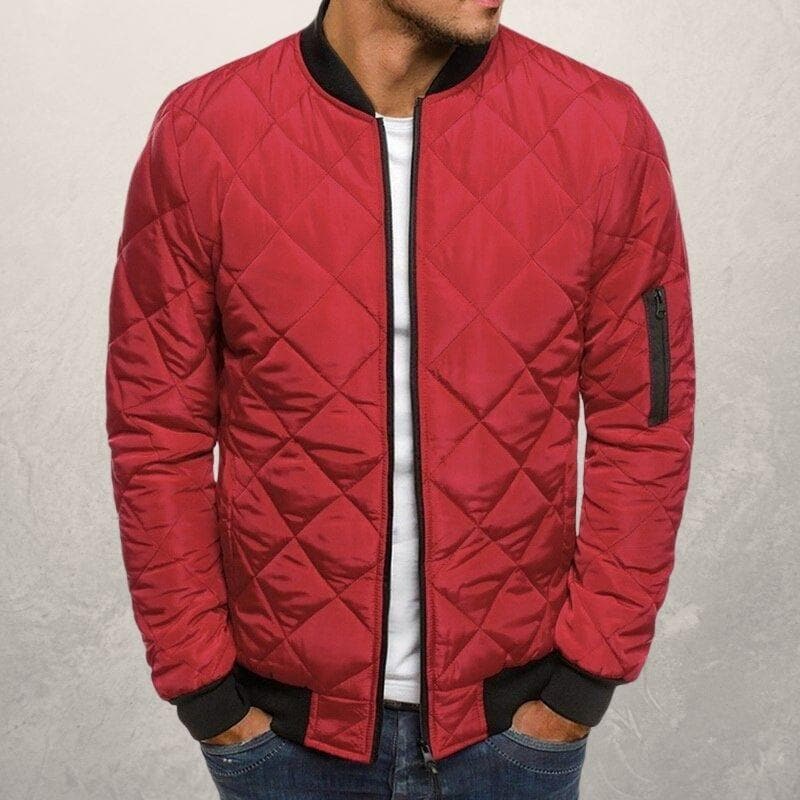 Aureon Quilted Bomber Jacket