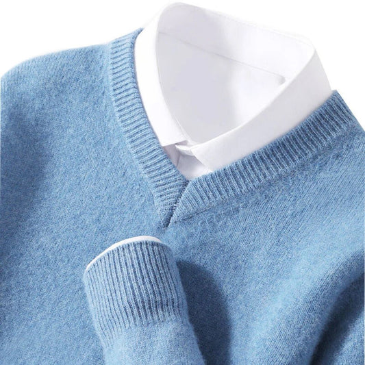 Olympia Merino V Neck Sweater