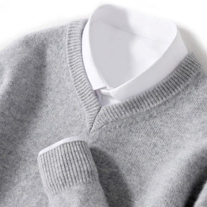 Olympia Merino V Neck Sweater