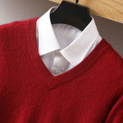 Olympia Merino V Neck Sweater