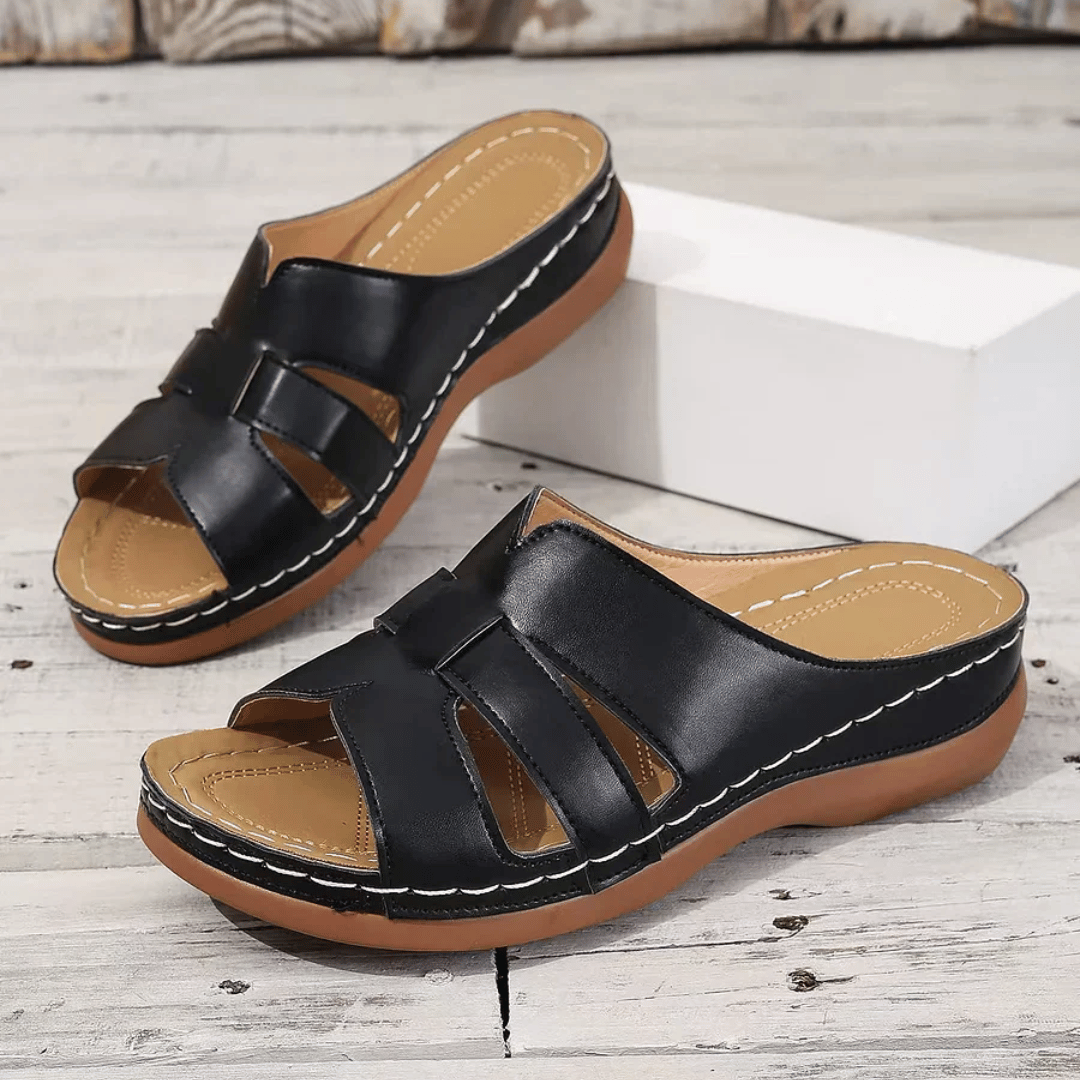 Adrianna Comfort Slip On Sandals