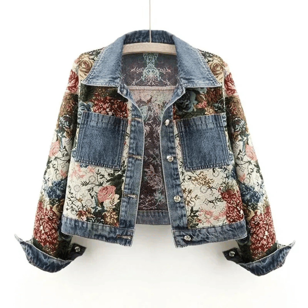Morissette Floral Denim Jacket