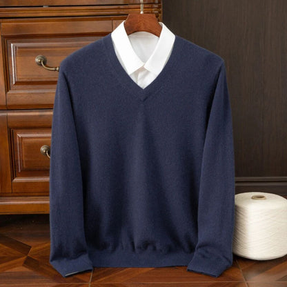 Olympia Merino V Neck Sweater