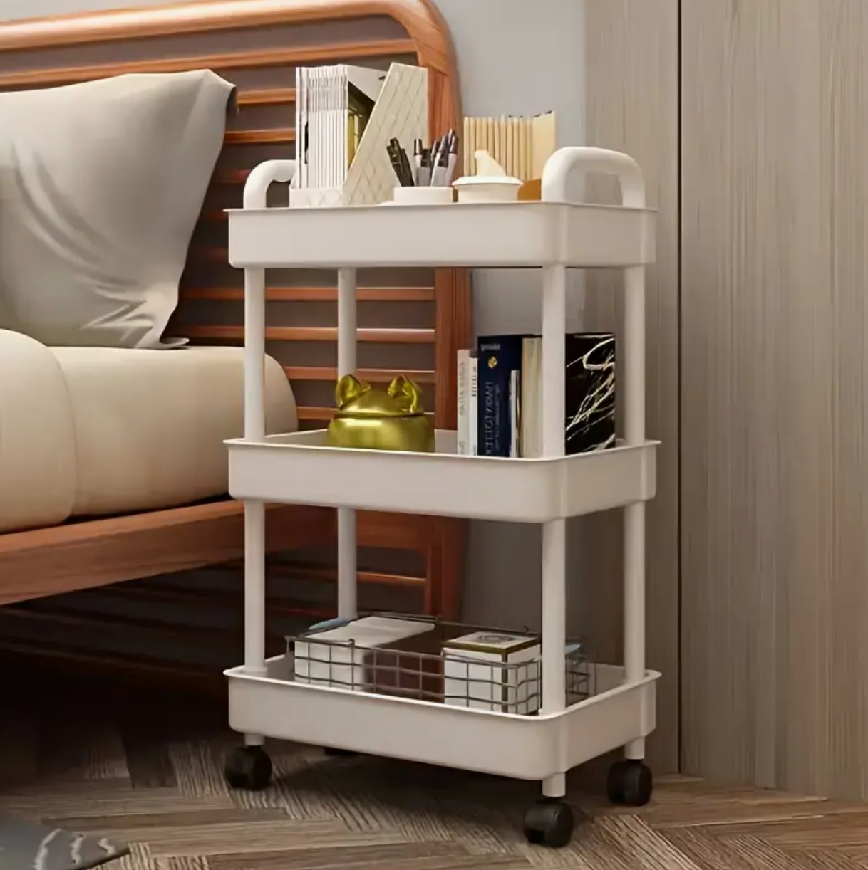 Verano Mobile Storage Rack Trolley