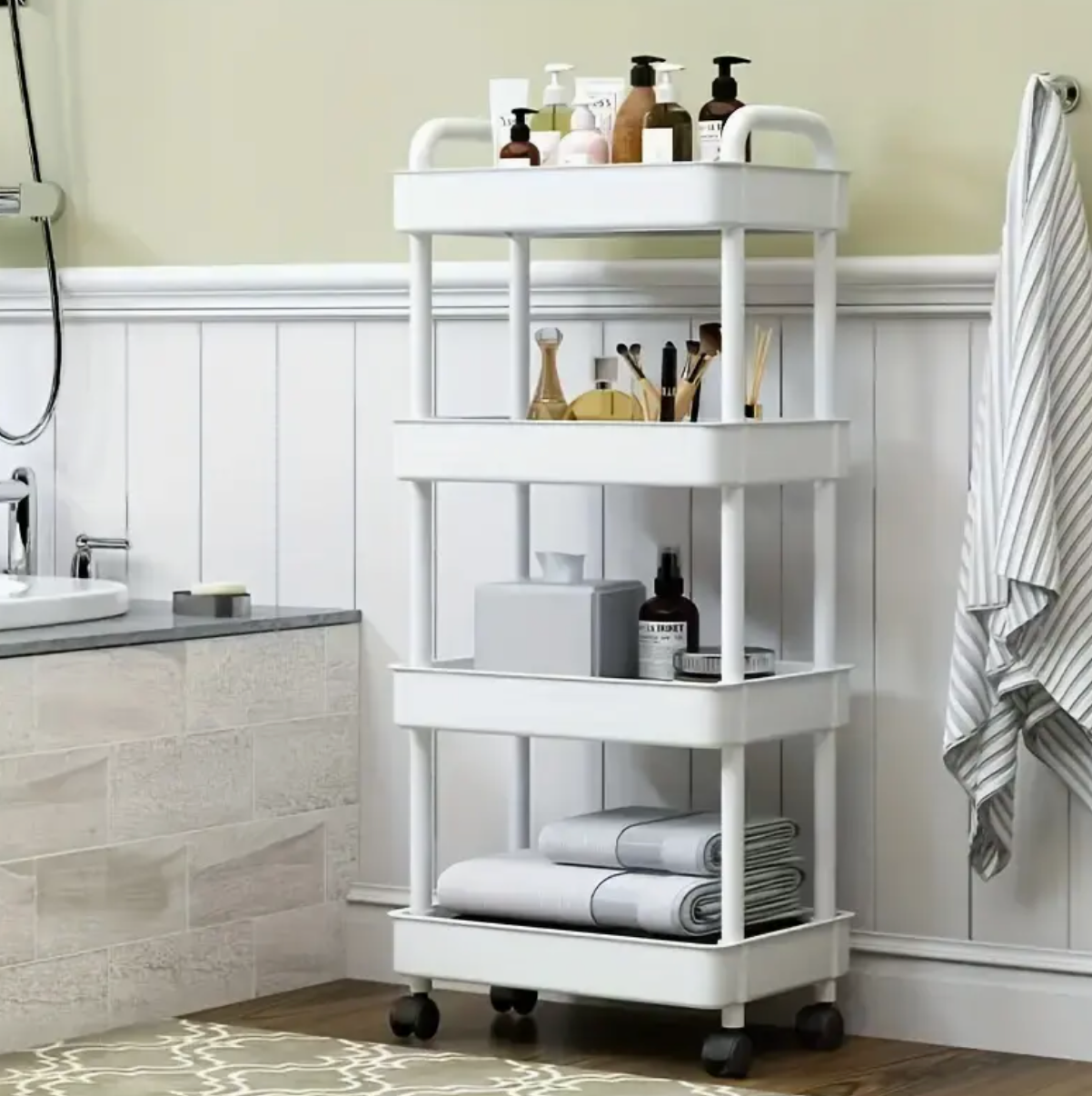 Verano Mobile Storage Rack Trolley