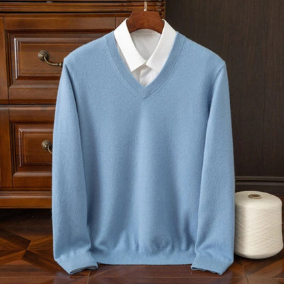 Olympia Merino V Neck Sweater