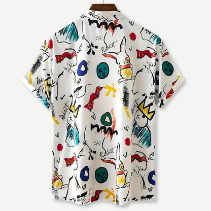 Relaxed "Rabbit King" Shirt