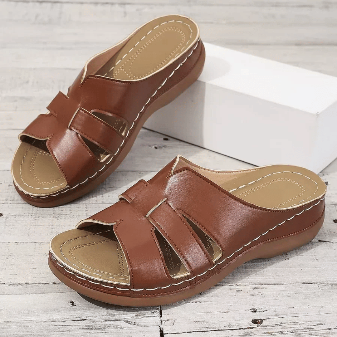 Adrianna Comfort Slip On Sandals