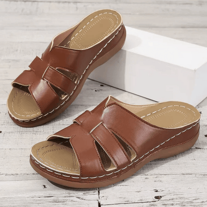 Adrianna Comfort Slip On Sandals