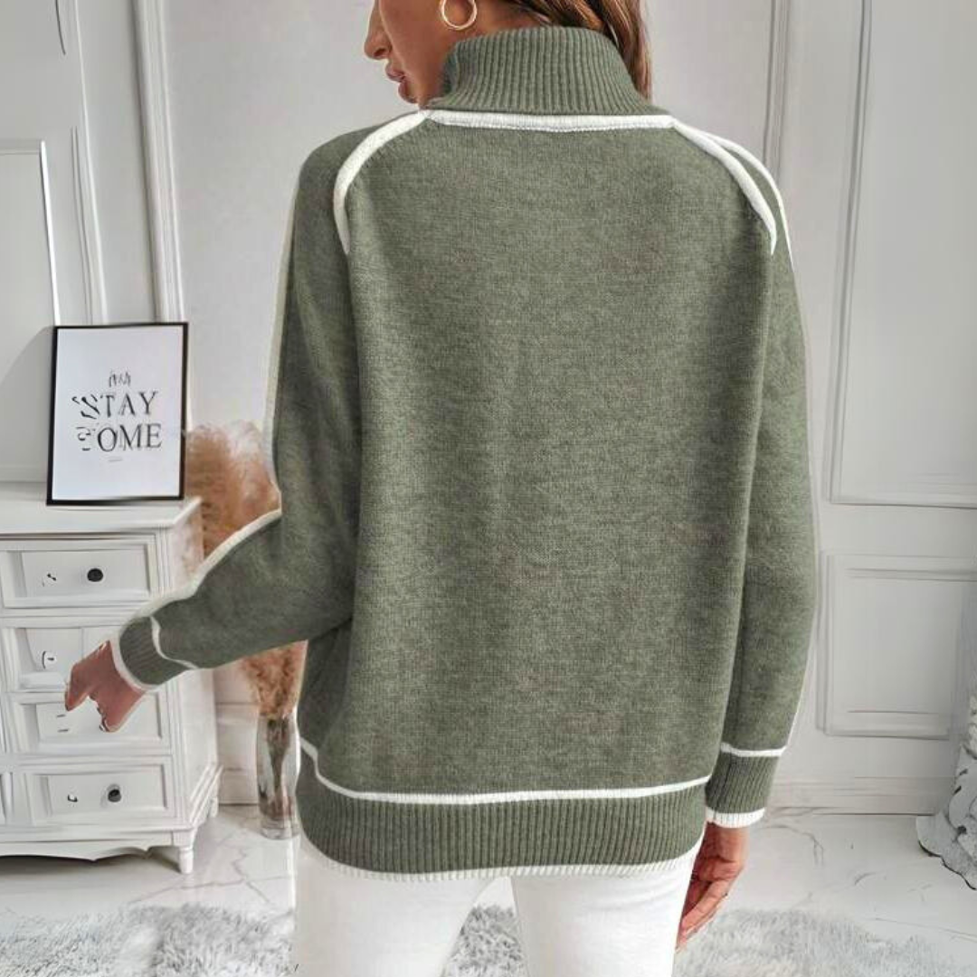 Sofia Cotton Turtleneck