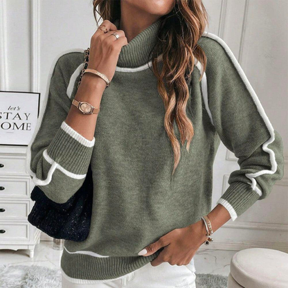 Sofia Cotton Turtleneck