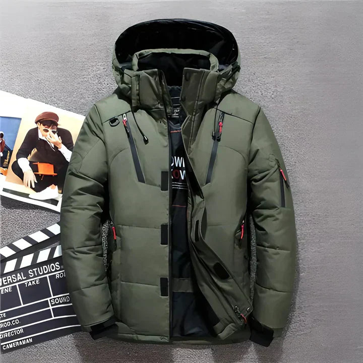 Men’s ArcticShield Insulated Parka Waterproof & Windproof Hooded Jacket
