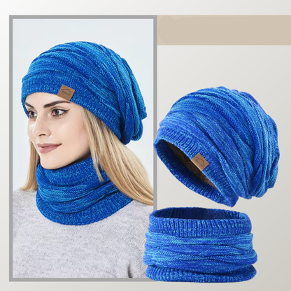 FrostFit Duo – Thermal Winter Hat and Scarf Set - Unisex