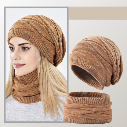 FrostFit Duo – Thermal Winter Hat and Scarf Set - Unisex