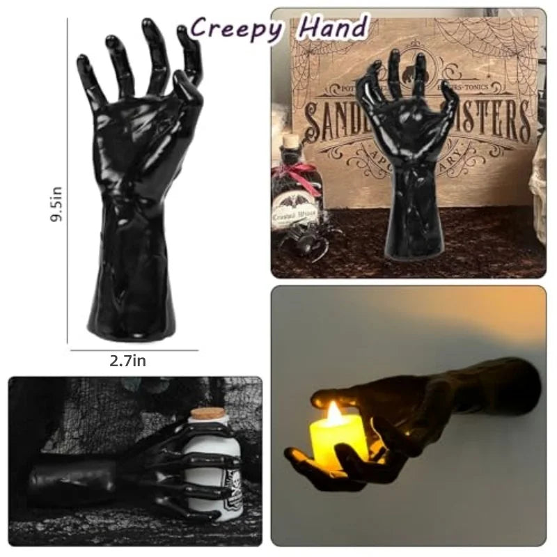 Creepy Hands Wall Candle Holder Decoration