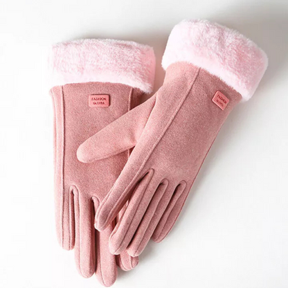 Plush Windproof Touchscreen Gloves