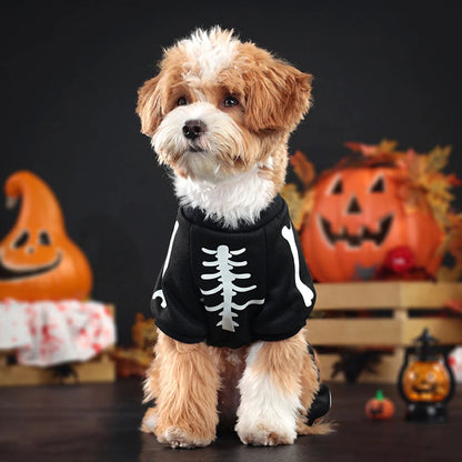 Skeleton Dog Jumpsuit Costume