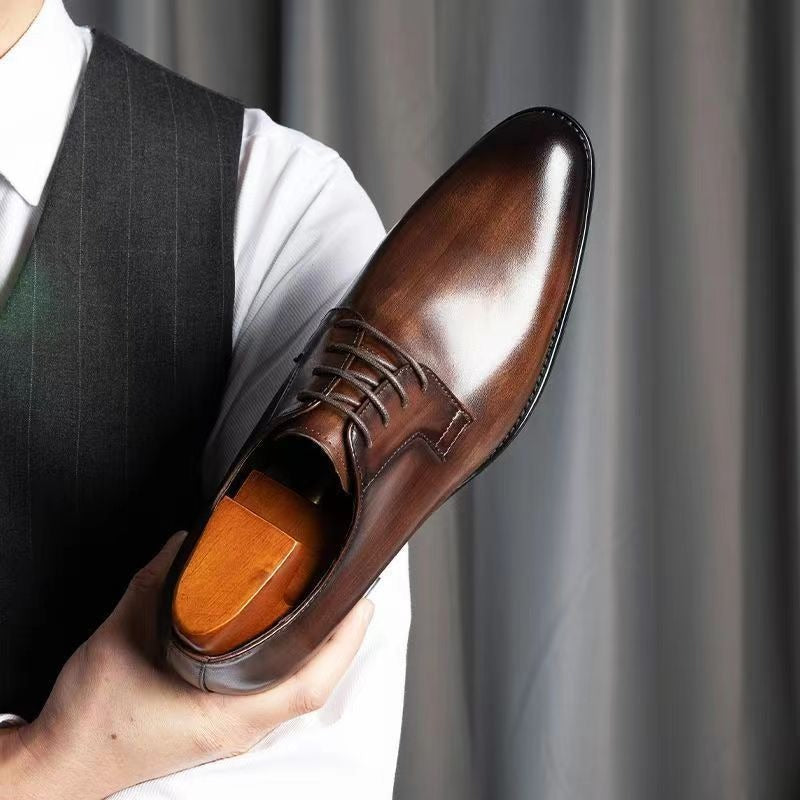 Alvaro Genuine Leather Dress Shoes - Members