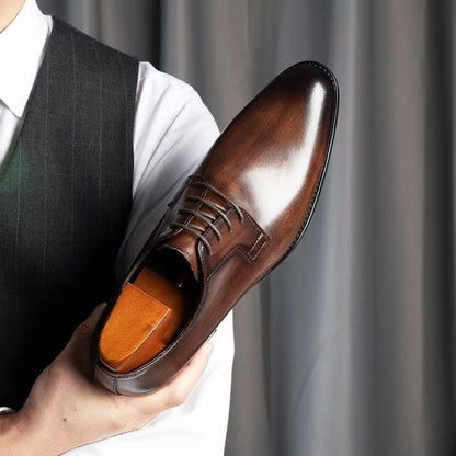 Alvaro Genuine Leather Dress Shoes - Members