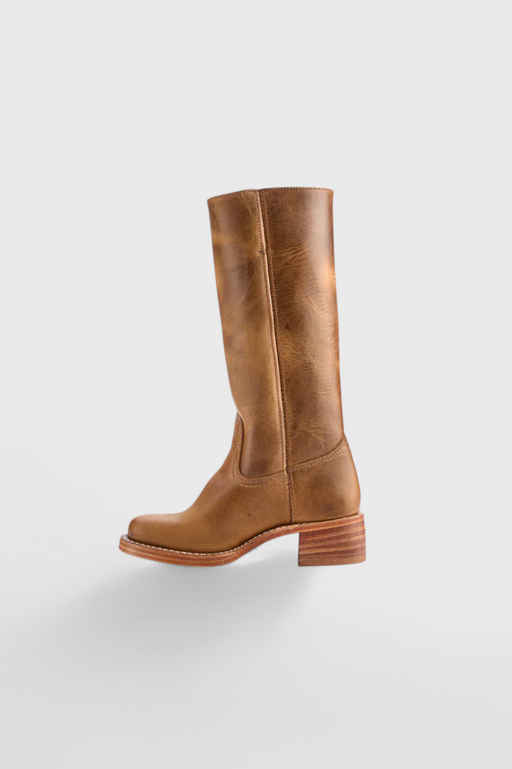 Clara Tall PU Leather Boots - Members