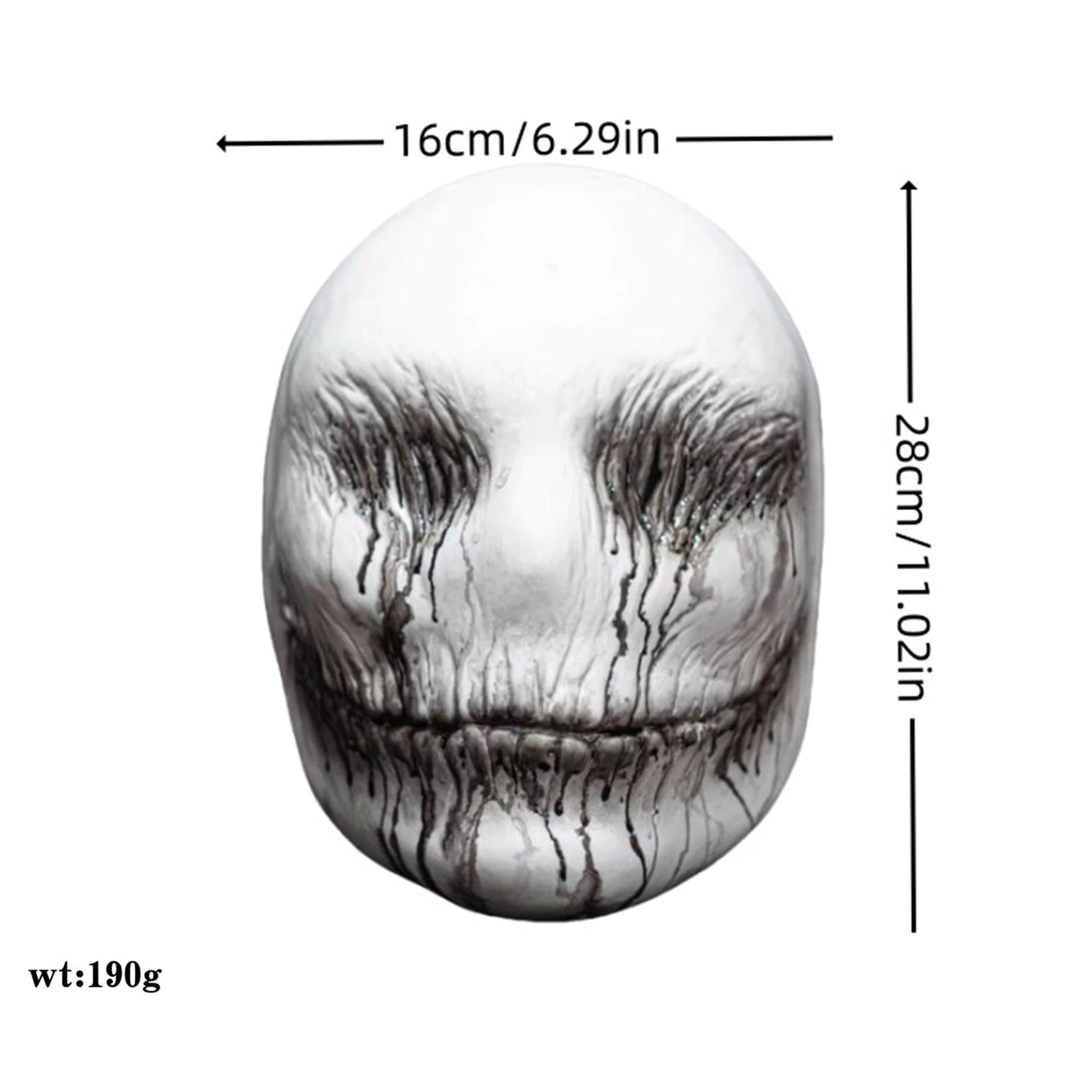 Realistic Creepy Skull Halloween Mask