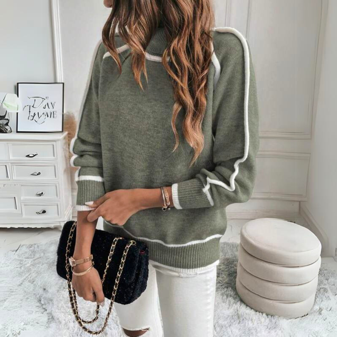 Sofia Cotton Turtleneck
