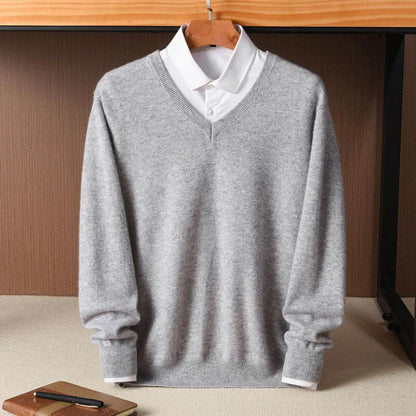 Olympia Merino V Neck Sweater