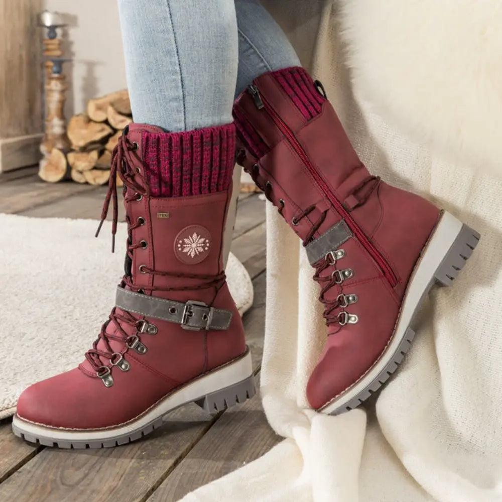 Aurora Winter Lace Up Boots
