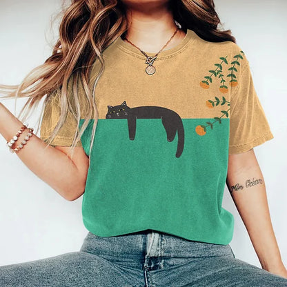 Mila Two Tone Graphic Tee
