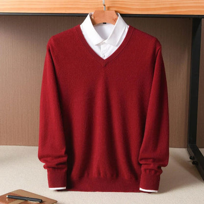 Olympia Merino V Neck Sweater
