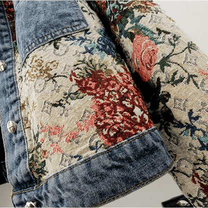Morissette Floral Denim Jacket