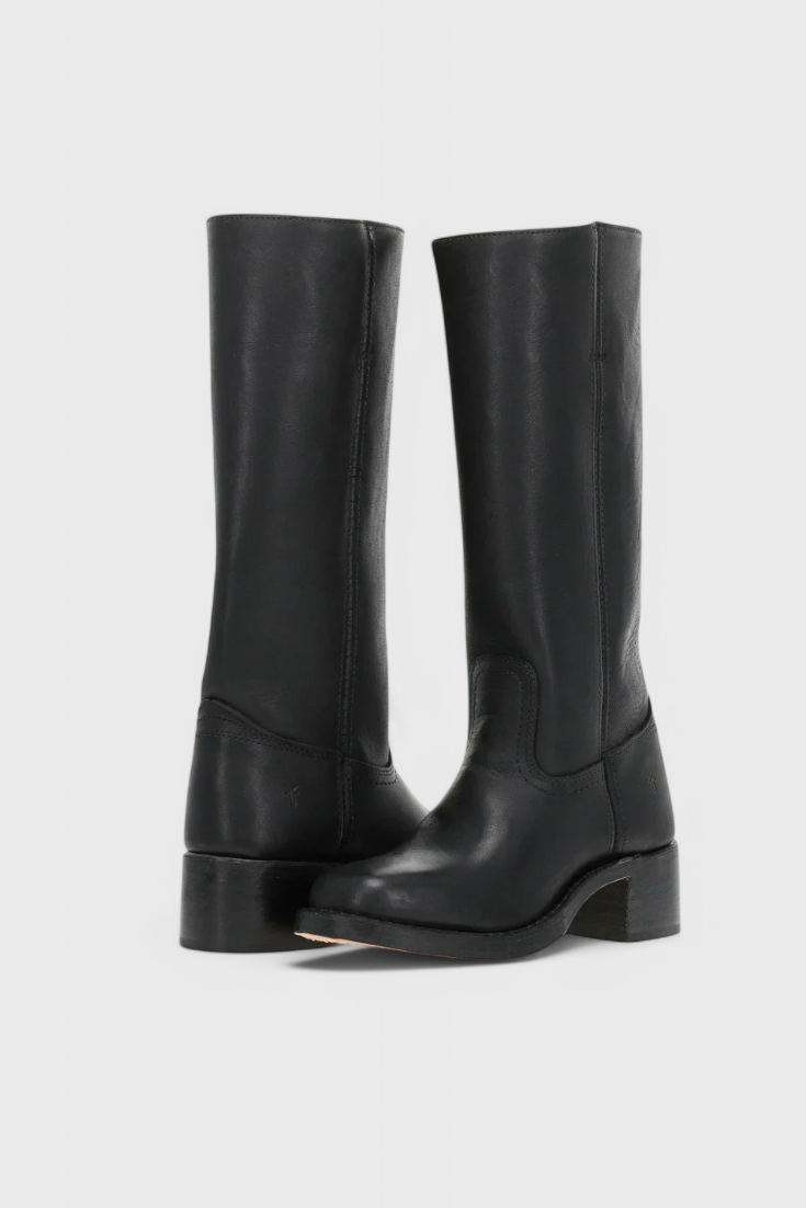 Clara Tall PU Leather Boots - Members