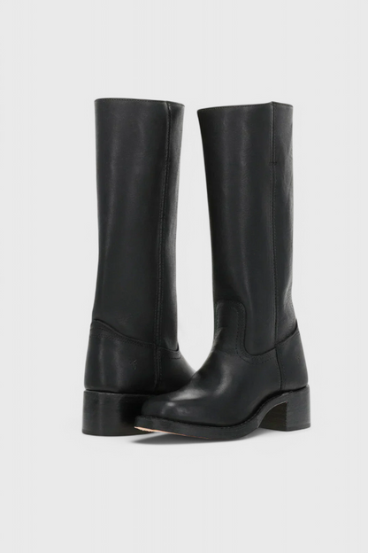 Clara Tall PU Leather Boots - Members