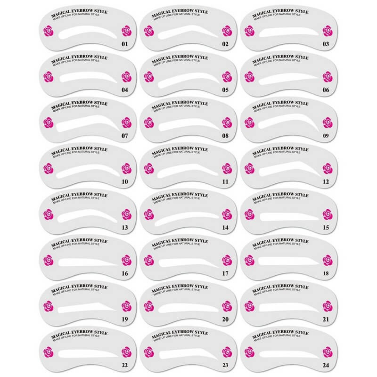 BrowMaster - Complete Eyebrow Stamping and Shaping Set
