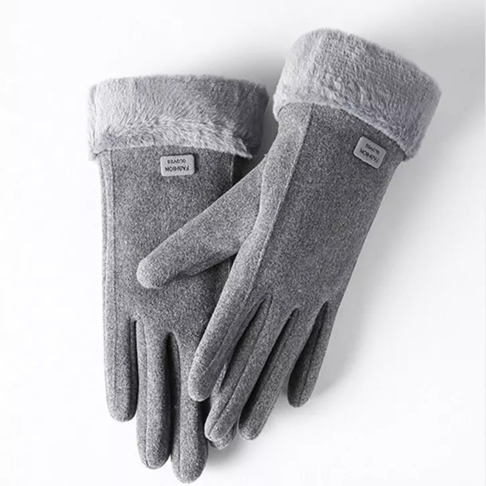Plush Windproof Touchscreen Gloves