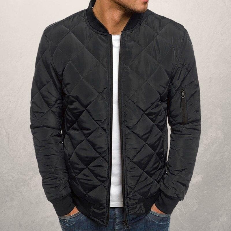 Aureon Quilted Bomber Jacket
