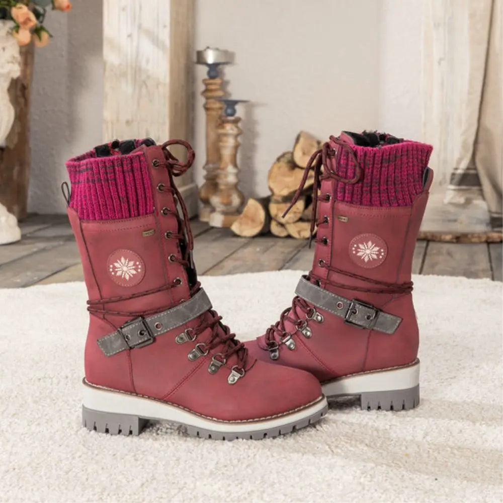 Aurora Winter Lace Up Boots