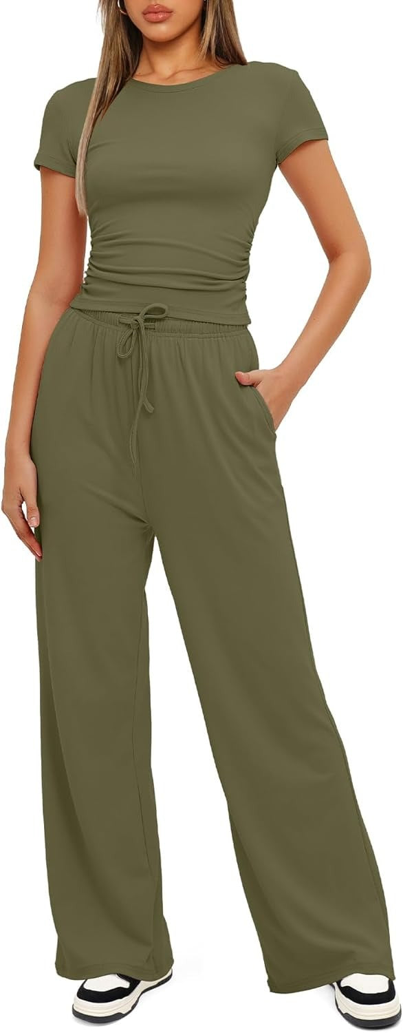 Cozy Flow 2 Piece Wide Leg Set