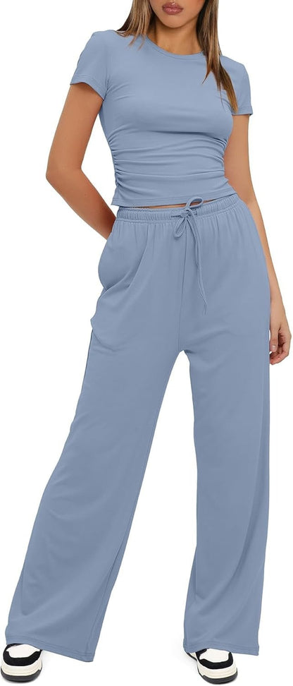 Cozy Flow 2 Piece Wide Leg Set